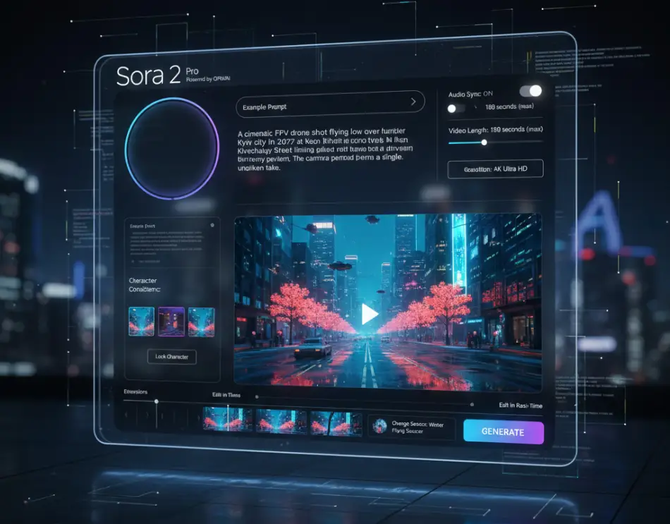 Sora від OpenAI: Від тексту до кіно за лічені секунди. Все, що потрібно знати у 2026 році