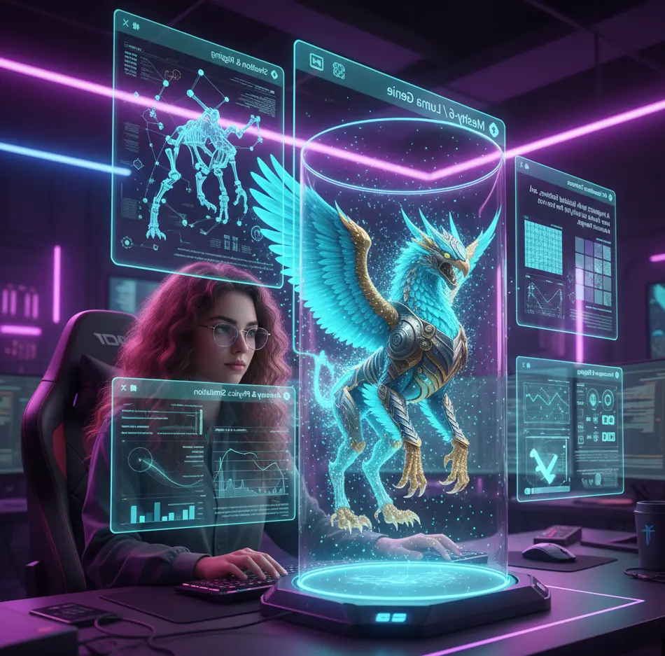 створення персонажів для ігор ШІ для створення 3D